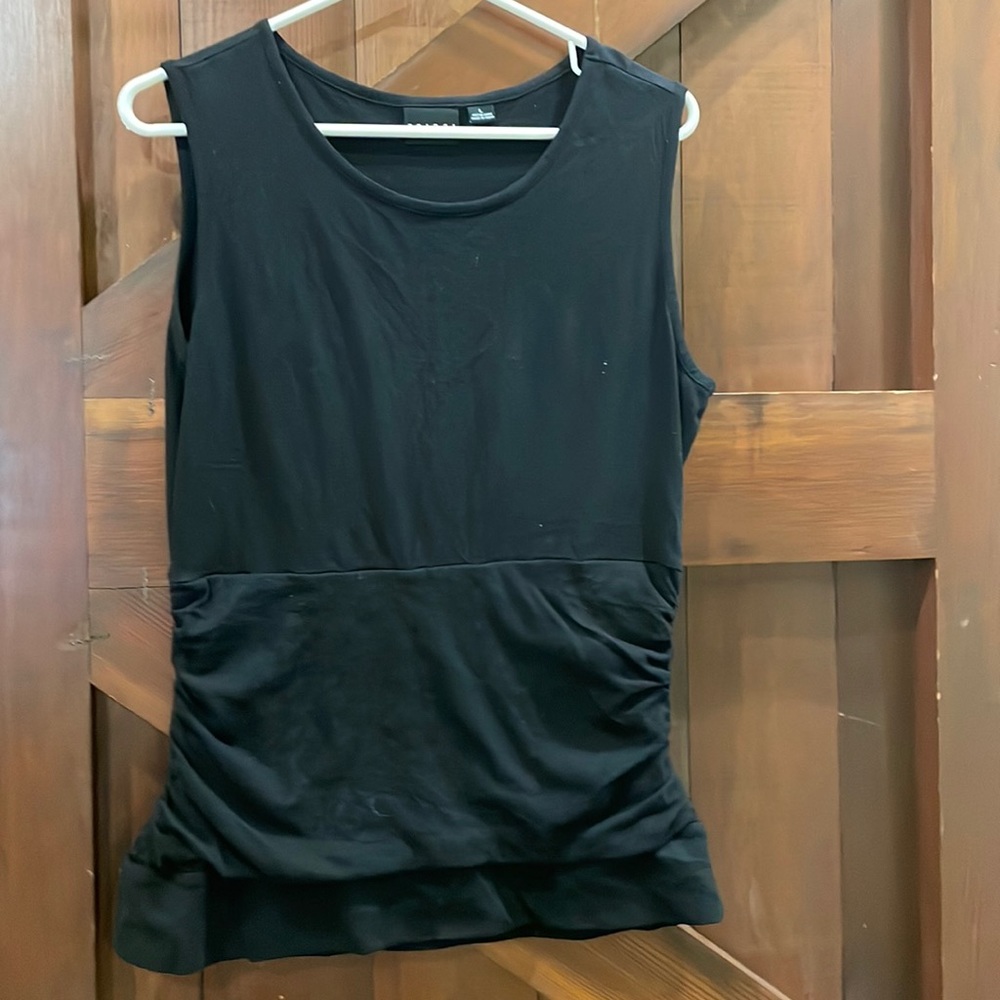 Black tank top